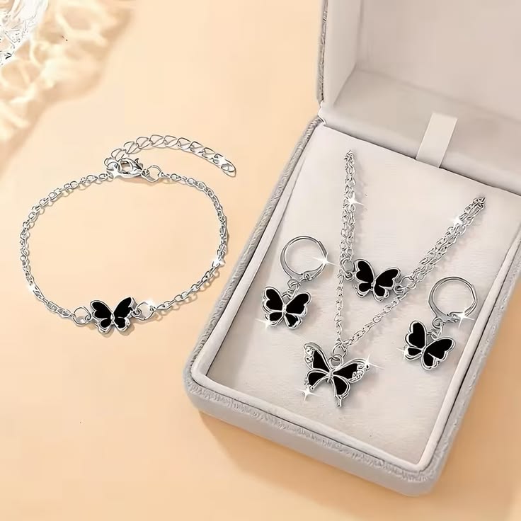 Versatile Butterfly Necklace Bracelet
