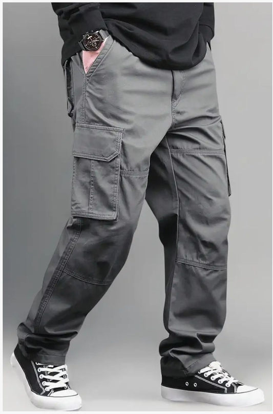 Men's Grey Cargo Pants