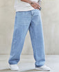 Men's Light Blue Baggy Jeans
