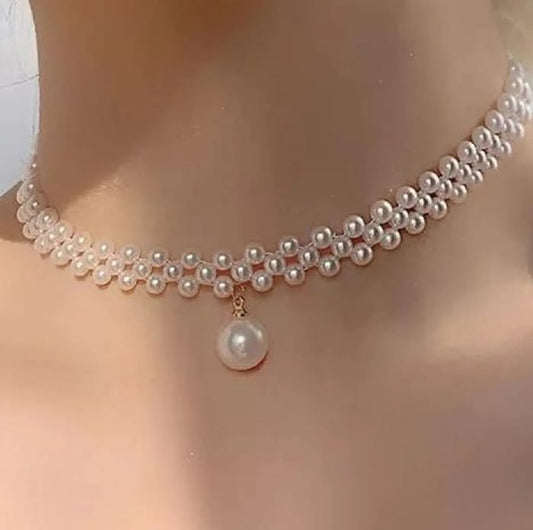 stylish pearl choker for Girls and woman