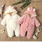 Baby Fleece Hooded Romper