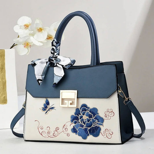 Elegant Embroidered Women's Handbag