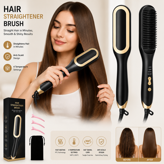 Hair Straightener Brush