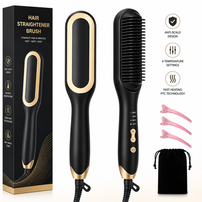 Hair Straightener Brush