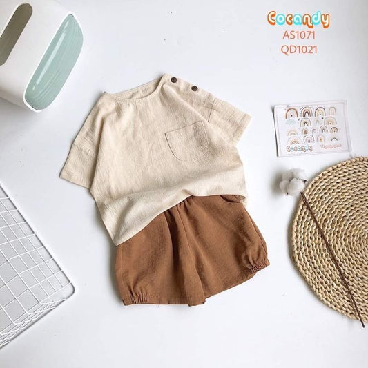 Baby Cotton T-Shirt & Shorts Set
